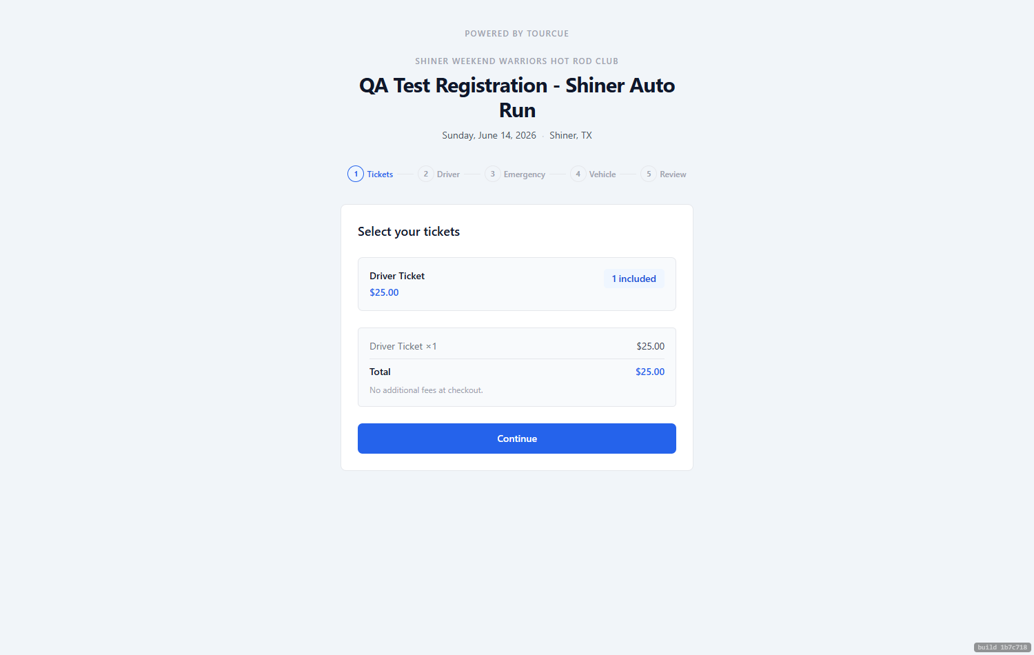 The participant flow