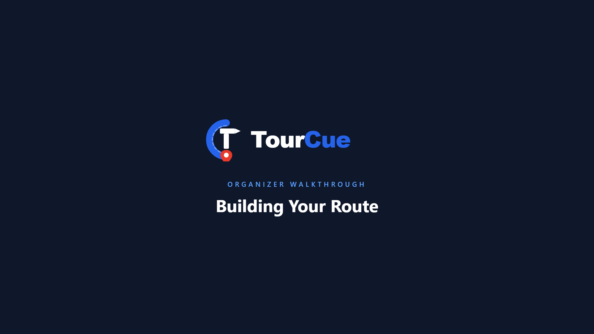 Building Your Route walkthrough